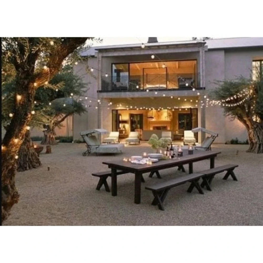 Globe‎ String Lights 25 Clear Bulbs Room Essentials Outdoor/Indoor 2 New Pack
